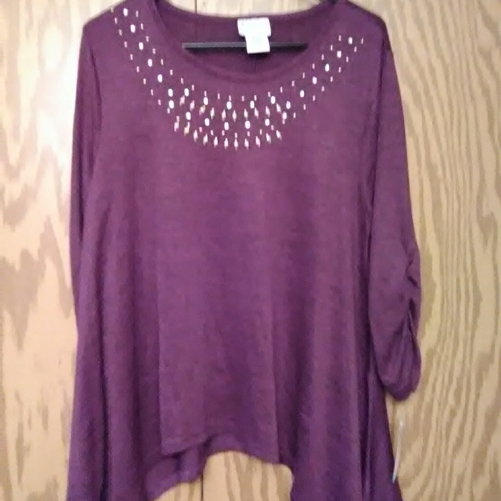 Bon Worth Ladies Pullover Top NWT SZ SP